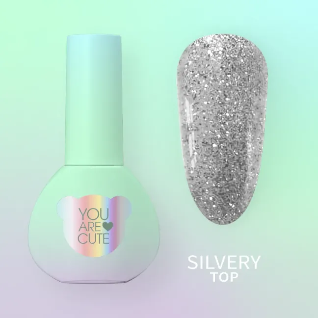TOP SILVERY Youarecute 5ml– Finish sigillante flashing senza dispersione