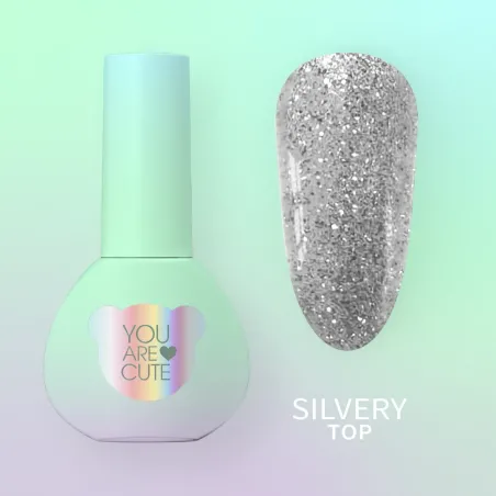 TOP SILVERY Youarecute 5ml– Finish sigillante flashing senza dispersione