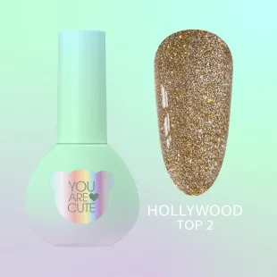 TOP HOLLYWOOD 2 Youarecute 5ml– Finish sigillante oro flashing senza dispersione