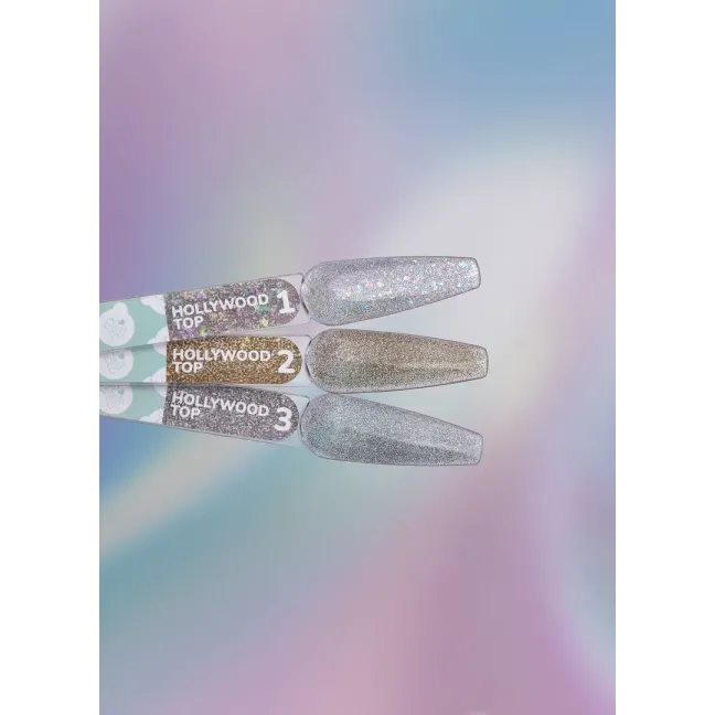 TOP HOLLYWOOD 3 Youarecute 5ml– Finish sigillante grigio flashing senza dispersione