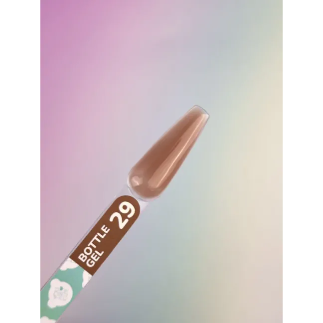 BOTTLE GEL 29 YouAreCute 15ml – Acrygel liquido marrone builder per Rinforzo e allungamento