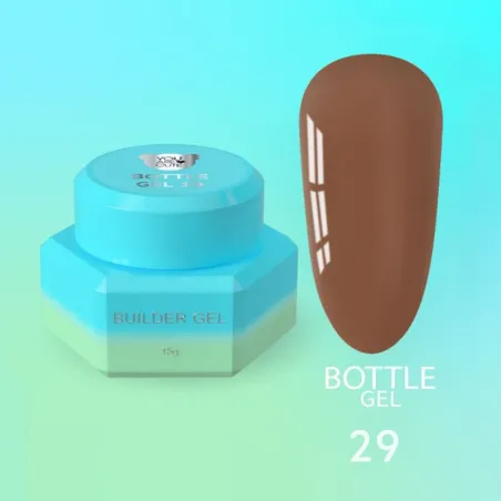 BOTTLE GEL 29 YouAreCute 15ml – Acrygel liquido marrone builder per Rinforzo e allungamento