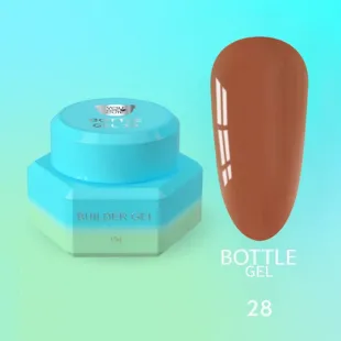 BOTTLE GEL 28 YouAreCute 15ml – Acrygel liquido marrone builder per Rinforzo e allungamento