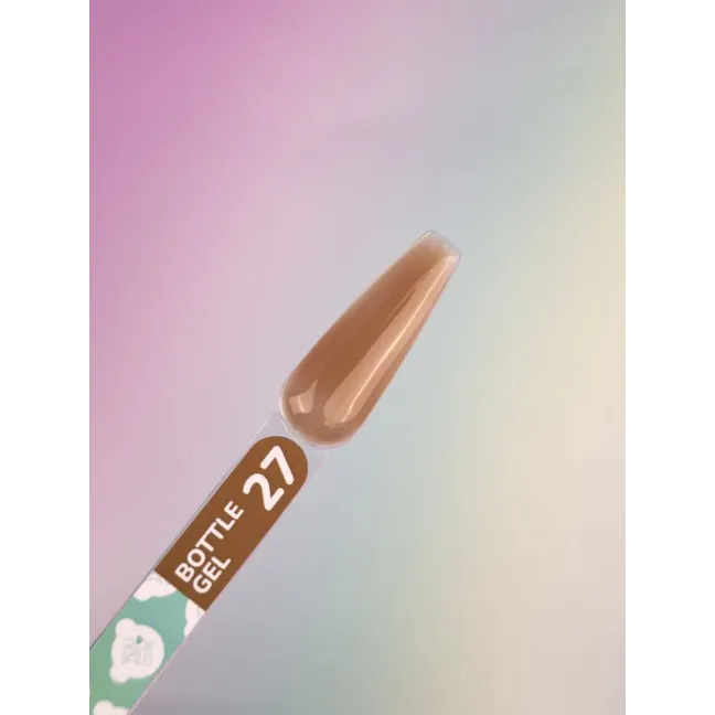 BOTTLE GEL 27 YouAreCute 15ml – Acrygel liquido nude builder per Rinforzo e allungamento