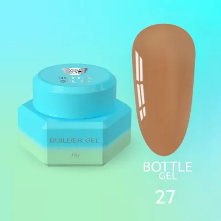 BOTTLE GEL 27 YouAreCute 15ml – Acrygel liquido nude builder per Rinforzo e allungamento