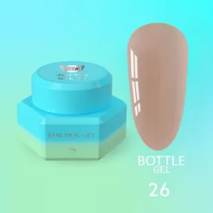 BOTTLE GEL 26 YouAreCute 15ml – Acrygel liquido nude builder per Rinforzo e allungamento