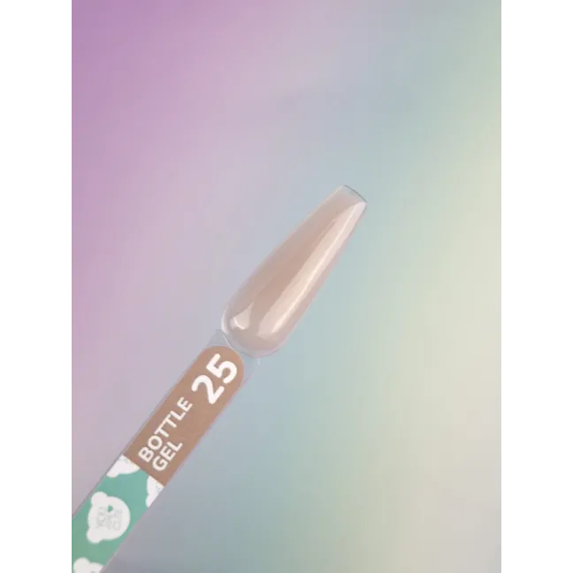BOTTLE GEL 25 YouAreCute 15ml – Acrygel liquido nude builder per Rinforzo e allungamento