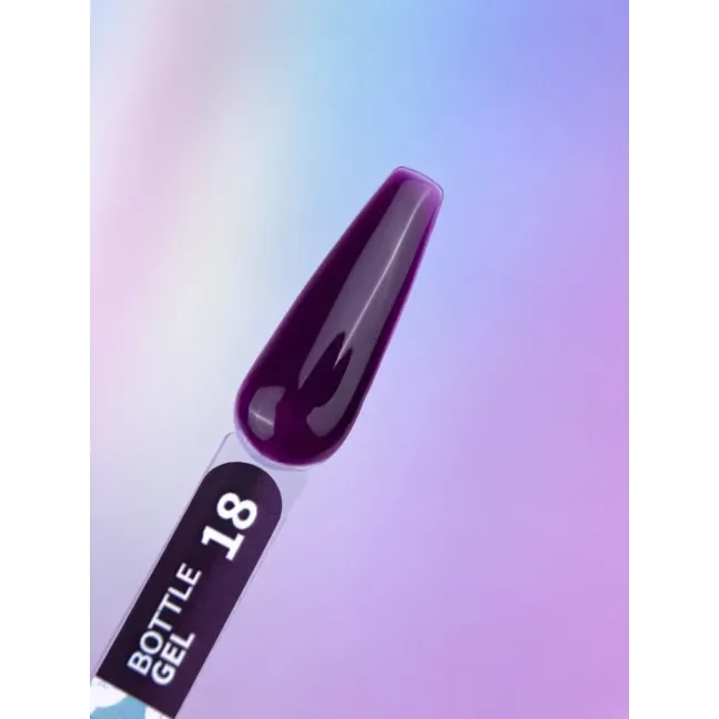 BOTTLE GEL 18 YouAreCute 15ml – Acrygel liquido rougenoir builder per Rinforzo e allungamento