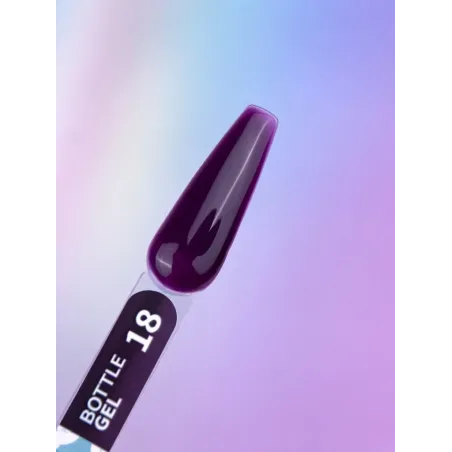 BOTTLE GEL 18 YouAreCute 15ml – Acrygel liquido rougenoir builder per Rinforzo e allungamento