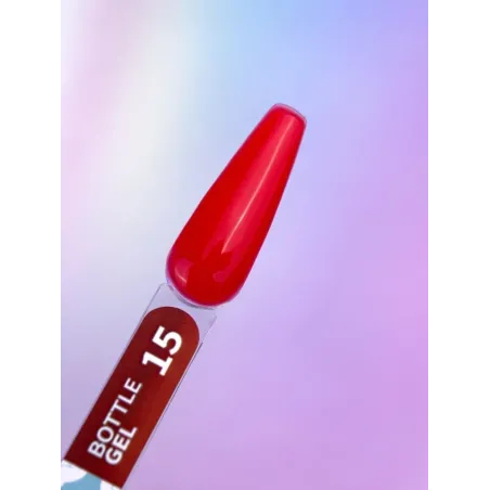 BOTTLE GEL 15 YouAreCute 15ml – Acrygel liquido rosso builder per Rinforzo e allungamento