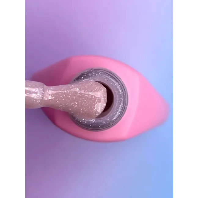BOTTLE GEL 9 YouAreCute 15ml – Acrygel liquido beige glitter builder per Rinforzo e allungamento