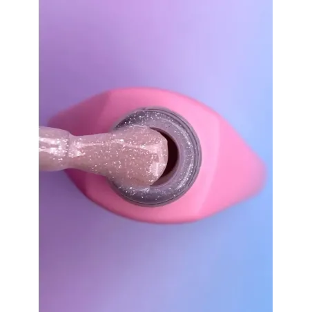 BOTTLE GEL 9 YouAreCute 15ml – Acrygel liquido beige glitter builder per Rinforzo e allungamento