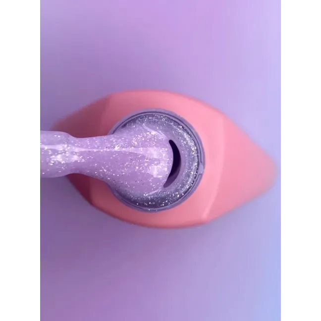 BOTTLE GEL 8 YouAreCute 15ml – Acrygel liquido lilla glitter builder per Rinforzo e allungamento