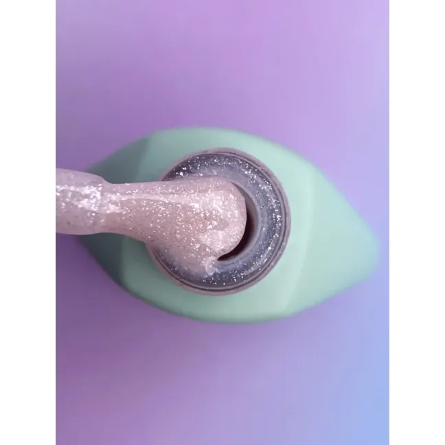 BOTTLE GEL 6 YouAreCute 15ml – Acrygel liquido champagne glitter builder per Rinforzo e allungamento