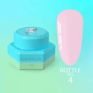 BOTTLE GEL 4 YouAreCute 15ml – Acrygel liquido rosa chiaro builder per Rinforzo e allungamento