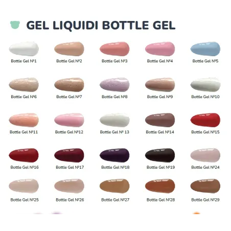 BOTTLE GEL 1 YouAreCute 15ml – Acrygel liquido bianco builder per Rinforzo e allungamento