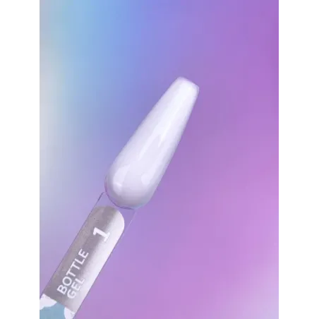 BOTTLE GEL 1 YouAreCute 15ml – Acrygel liquido bianco builder per Rinforzo e allungamento