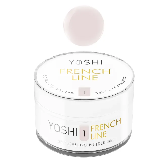 FRENCHLINE 1 Yoshi Nails 50ml – Builder Gel rosa lattiginoso