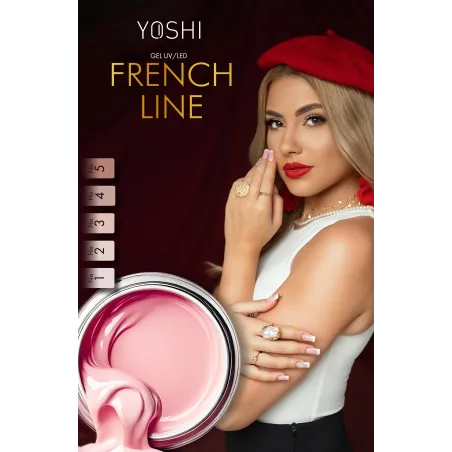 FRENCHLINE 1 Yoshi Nails 50ml – Builder Gel rosa lattiginoso