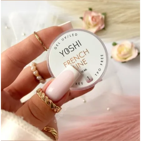 FRENCHLINE 1 Yoshi Nails 50ml – Builder Gel rosa lattiginoso