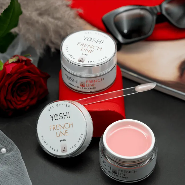 FRENCHLINE 2 Yoshi Nails 50ml – Builder Gel bianco scuro lattiginoso