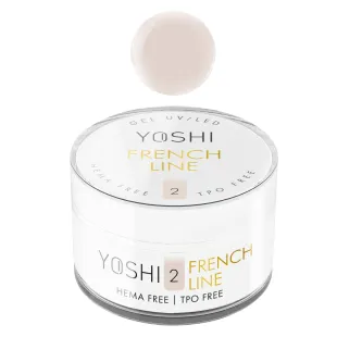 FRENCHLINE 2 Yoshi Nails 50ml – Builder Gel bianco scuro lattiginoso