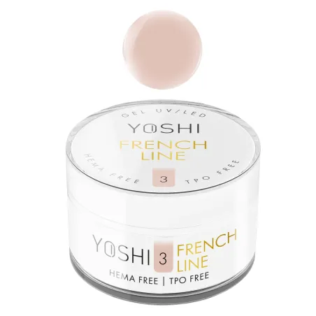 FRENCHLINE 3 Yoshi Nails 50ml – Builder Gel nude cover autolivellante
