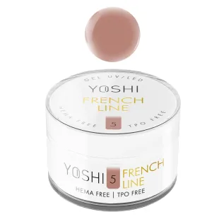 FRENCHLINE 5 Yoshi Nails 50ml – Builder Gel nude cover scuro autolivellante