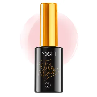 FIBER BASE 7 YOSHI 10ml – Base coverlattiginoso Fibra di vetro Rinforzante per Unghie Sottili e Fragili