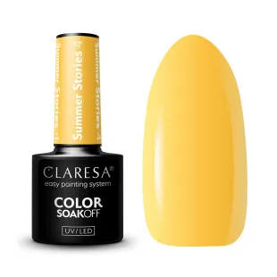 SUMMER STORIES 4 Claresa 5ml - Semipermanente estivo giallo soakoff Polish