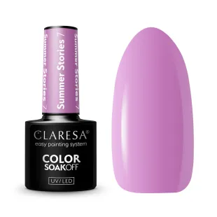 SUMMER STORIES 7 Claresa 5ml - Semipermanente estivo lilla soakoff Polish