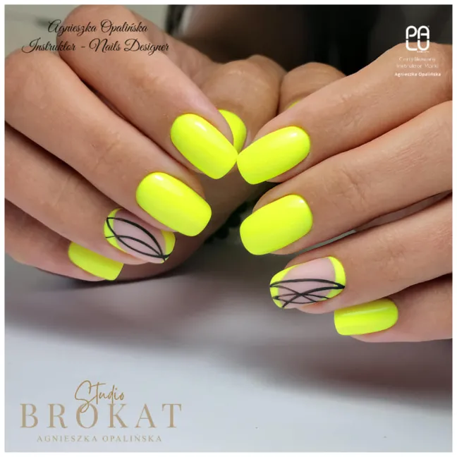 FLUO 1 Claresa 5ml - Semipermanente Polish soakoff fluo Claresa 5 gr