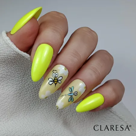FLUO 1 Claresa 5ml - Semipermanente Polish soakoff fluo Claresa 5 gr