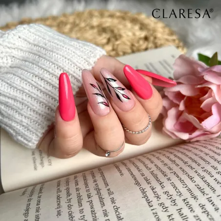 FLUO 8 Claresa 5ml - Semipermanente Polish soakoff rosa fluo Claresa 5 gr
