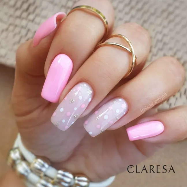 LOLLIPOP 4 Claresa 5ml - Semipermanente Polish soakoff rosa pastello Claresa 5 gr