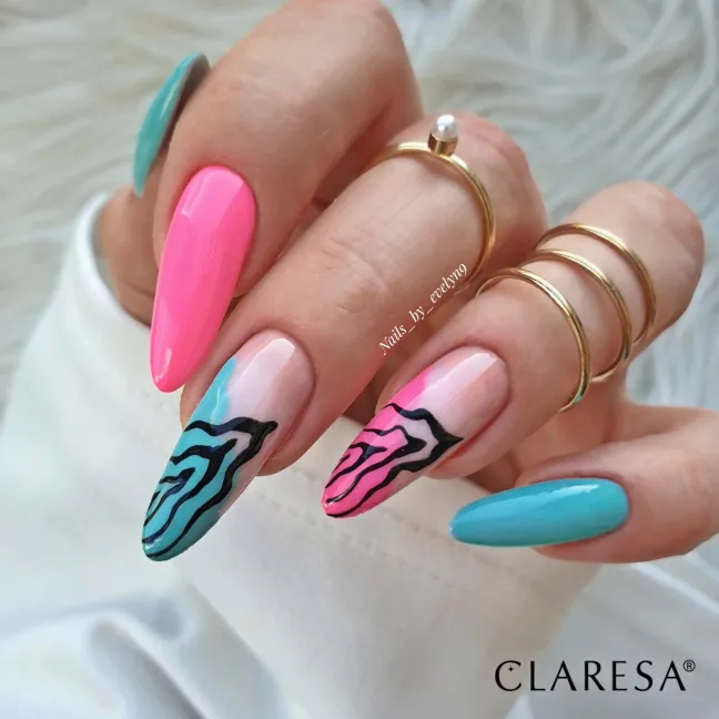 LOLLIPOP 7 Claresa 5ml - Semipermanente Polish soakoff petrolio pastello Claresa 5 gr