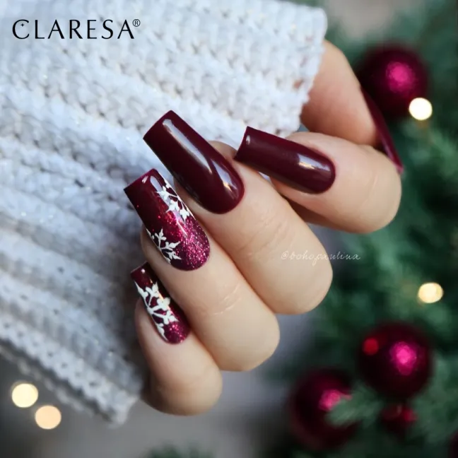 MYSTIC AURA 3 Claresa 5ml - Semipermanente Polish soakoff bordeaux 5gr