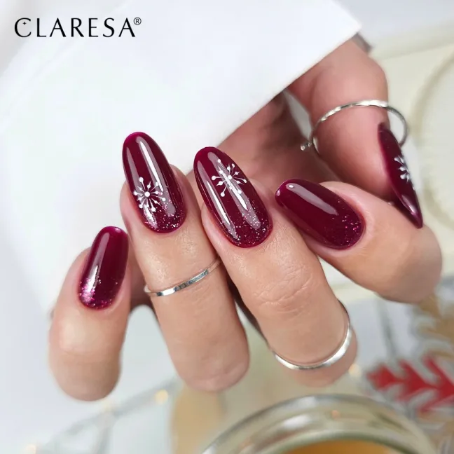 MYSTIC AURA 3 Claresa 5ml - Semipermanente Polish soakoff bordeaux 5gr