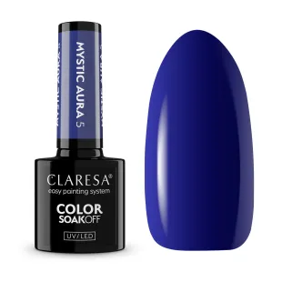 MYSTIC AURA 5 Claresa 5ml - Semipermanente Polish soakoff blu 5gr