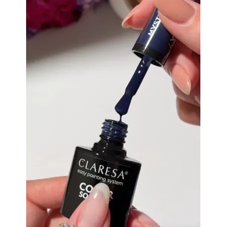 MYSTIC AURA 7 Claresa 5ml - Semipermanente Polish soakoff blu petrolio 5gr