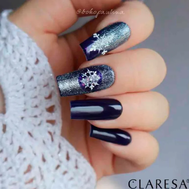MYSTIC AURA 7 Claresa 5ml - Semipermanente Polish soakoff blu petrolio 5gr