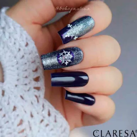 MYSTIC AURA 7 Claresa 5ml - Semipermanente Polish soakoff blu petrolio 5gr