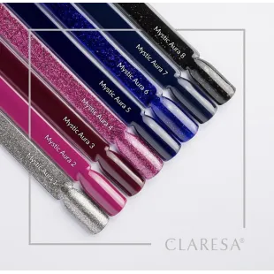 MYSTIC AURA 8 Claresa 5ml - Semipermanente Polish soakoff nero glitter5gr 2