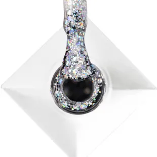 530 MollyNails 8gr - CRUSHED DIAMOND Smalto glitter holo argento semipermanente Soakoff 2