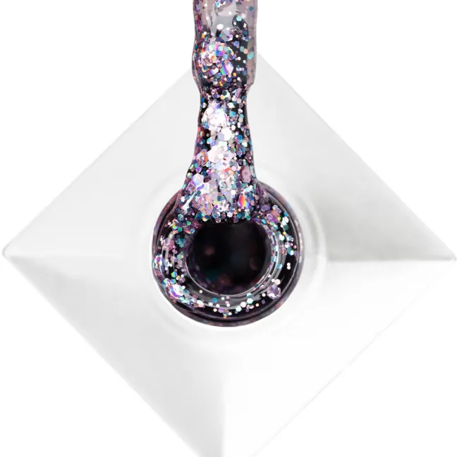 533 MollyNails 8gr - CRUSHED DIAMOND Smalto glitter viola holo semipermanente Soakoff