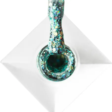 537 MollyNails 8gr - CRUSHED DIAMOND Smalto glitter tiffany holo semipermanente Soakoff