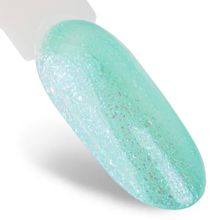 591 MollyLac 10gr - MERMAID WHISPERS Smalto effetto sirena verde semipermanente Soakoff