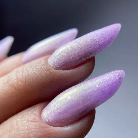 593 MollyLac 10gr - MERMAID WHISPERS Smalto effetto sirena viola semipermanente Soakoff