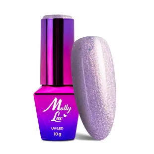 593 MollyLac 10gr - MERMAID WHISPERS Smalto effetto sirena viola semipermanente Soakoff