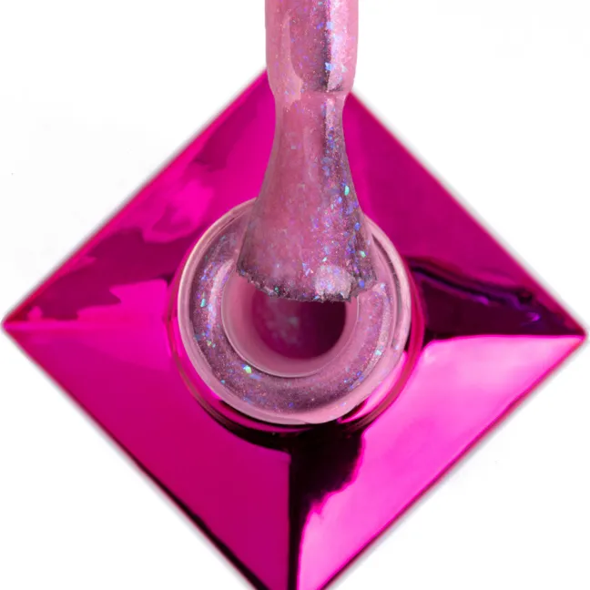 594 MollyLac 10gr - MERMAID WHISPERS Smalto effetto sirena rosa semipermanente Soakoff